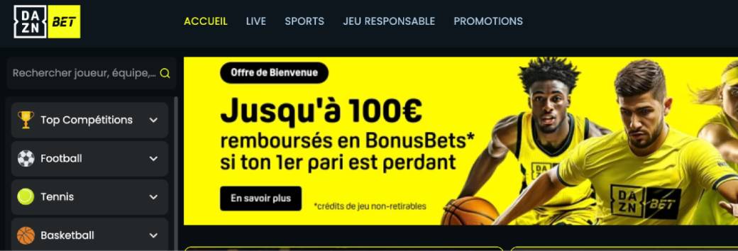 DaznBet casino bonus 2026
